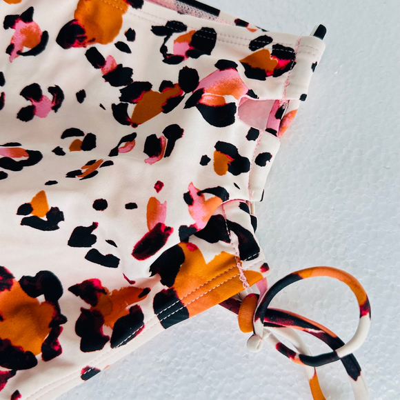 NWT HULA HONEY "Wild About You" LEOPARD Bikini Bottom HIGH WAIST TEEN GIRL XS - Picture 8 of 9